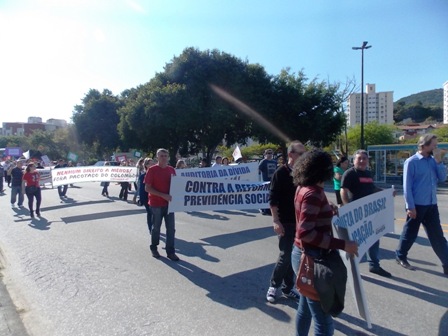 Ato Unificado Centrais Sindicais de SC