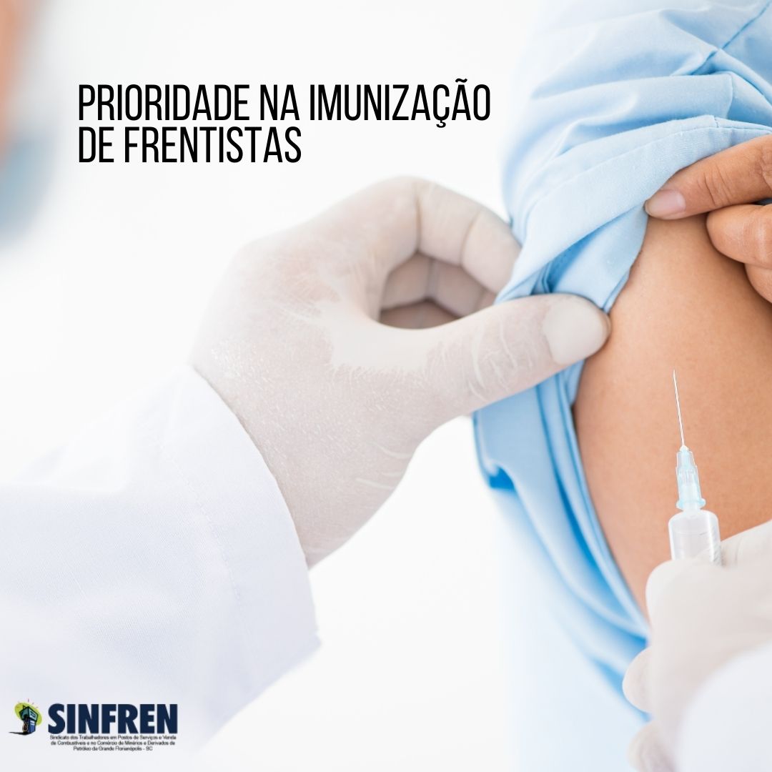 Sinfren na luta pela imunização dos frentistas